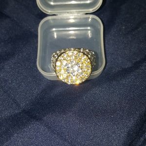 Costume jewelry mens czs ring